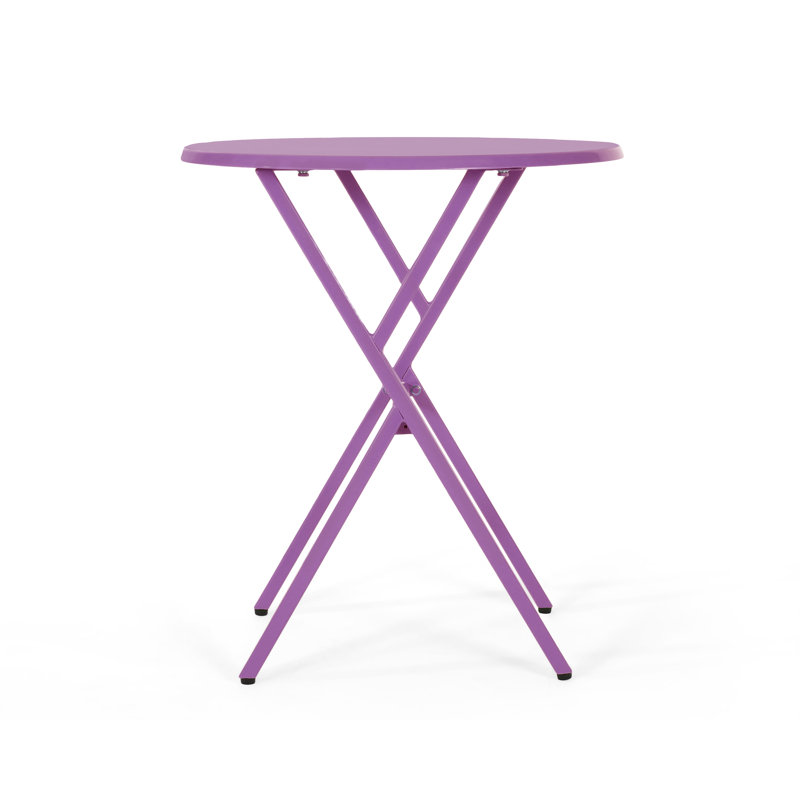 Wrought Studio Turville Round 2 Person 24" Long Iron Bistro Set